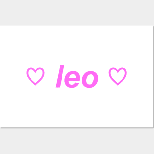 "leo" ♡ Y2K zodiac slogan Posters and Art